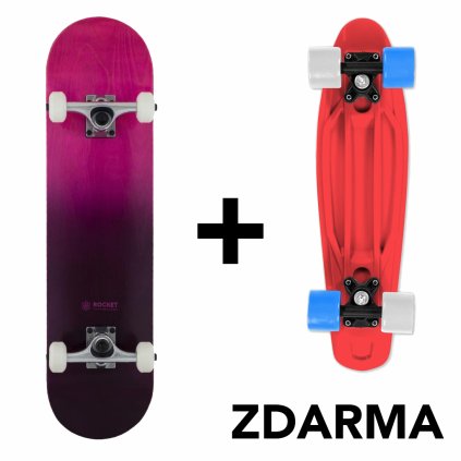 Rocket - Double Dipped Purple - 7.75" - skateboard