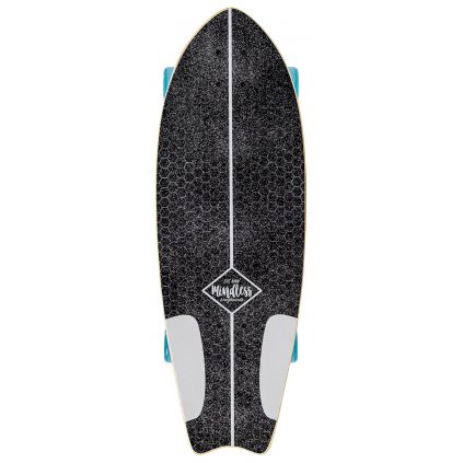 Mindless - Surf Skate Fish Tail White