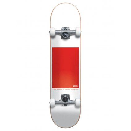 Globe - G0 Block Serif 8" White/Red - skateboard