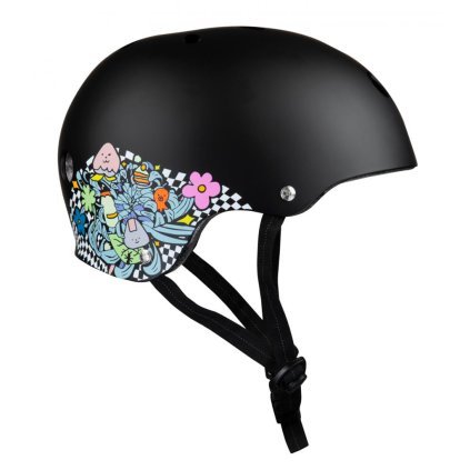187 Killer Pads - Certified Helmet Black/Floral - helma