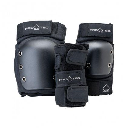 Pro-Tec - Street Gear Junior 3 Pack Open - Dětská sada chráničů - Black