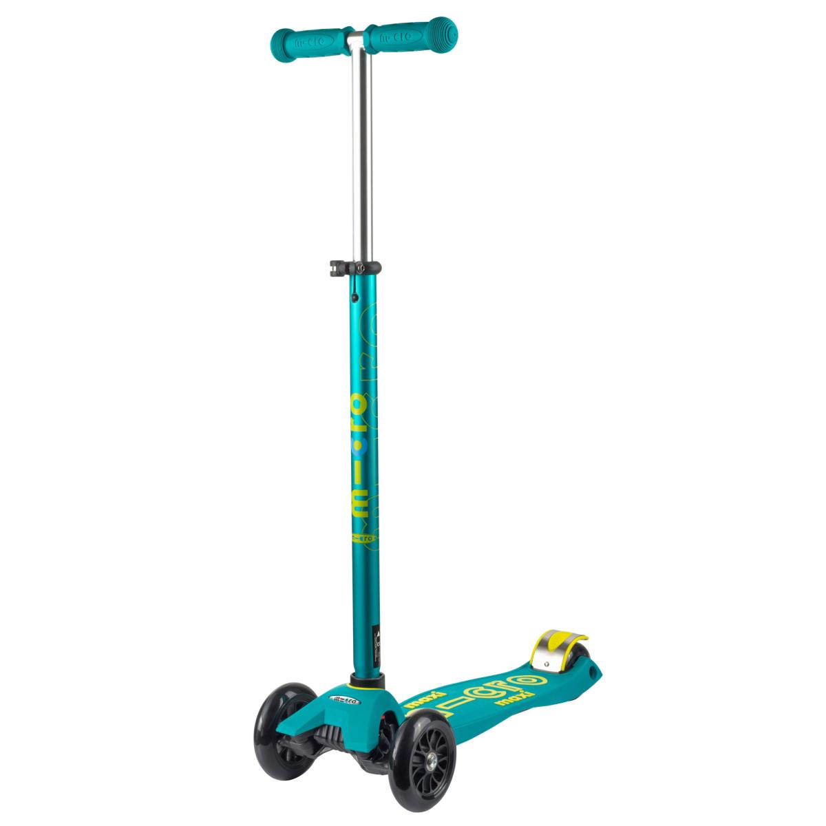 Levně Micro - Maxi Deluxe Petrol Green - Dětská koloběžka