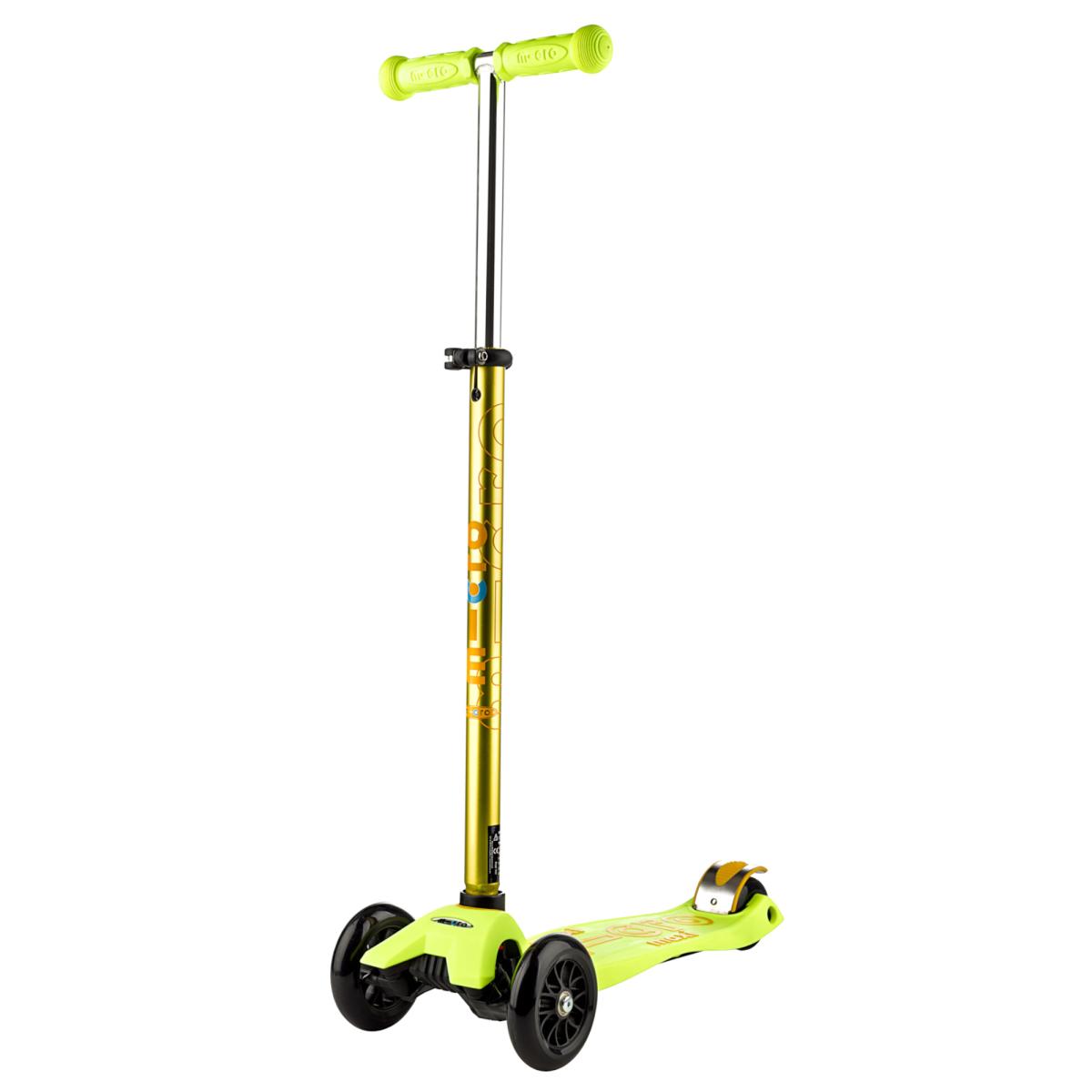 Levně Micro - Maxi Deluxe Yellow - Dětská koloběžka