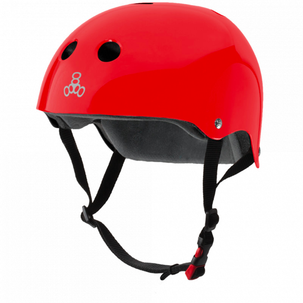 Levně Triple Eight - The Certified Sweatsaver Helmet Red Gloss - helma