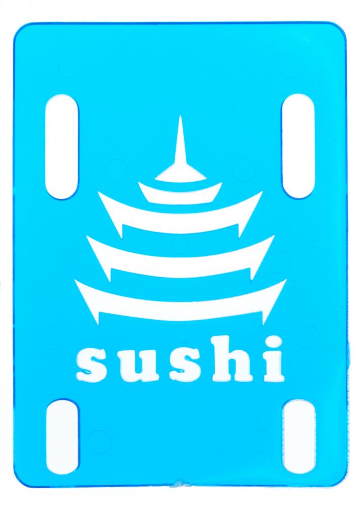 Levně Sushi - 1/8 Pagoda Riser - Clear Blue (1ks) - podložka pod trucky