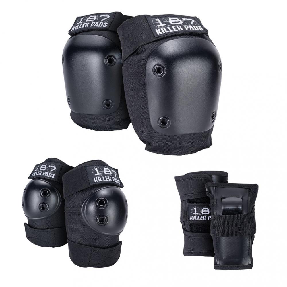 Levně 187 Killer Pads - Black Six Pack - Sada chráničů pro dospělé