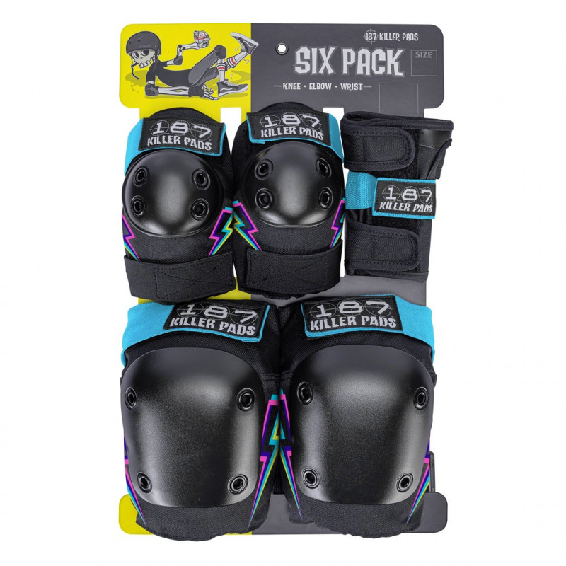 Levně 187 Killer Pads - Electric Bolt Six Pack - Sada chráničů pro dospělé