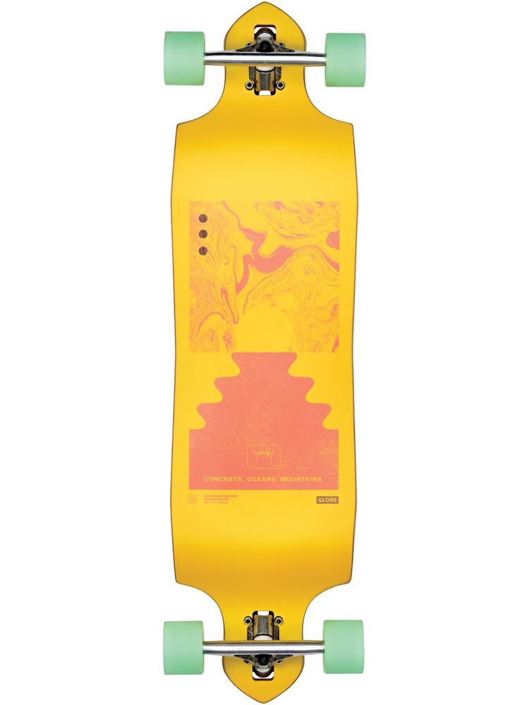 Levně Globe - Geminon Micro Drop 37" Tidal Force/Honey - longboard