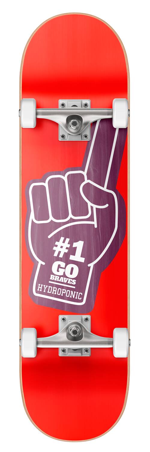 Hydroponic - Hand - Red 7,25 / 8,125" - skateboard Velikost: 8.125"