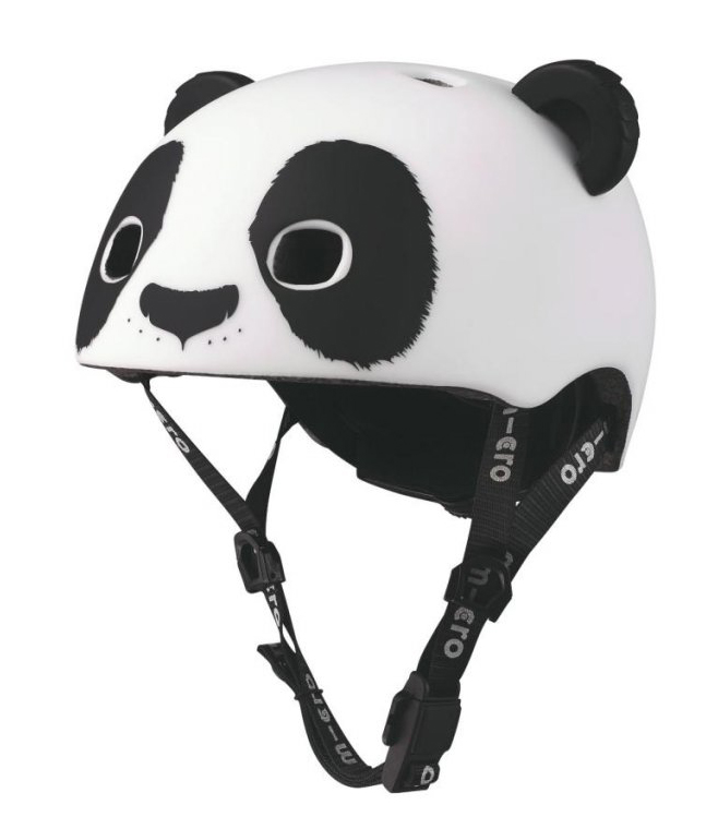 Levně Micro - 3D Panda LED - Dětská helma