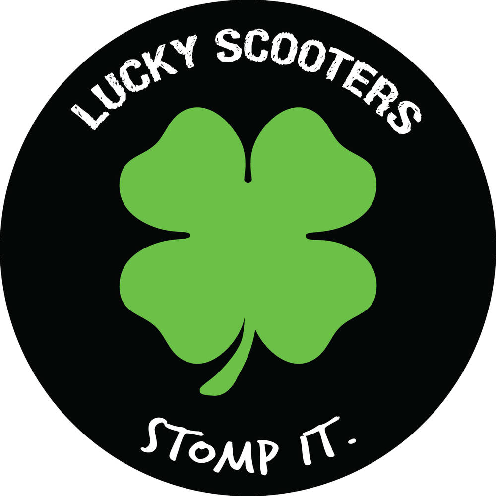 Levně Lucky - Stomp It Scooter Sticker - Samolepka