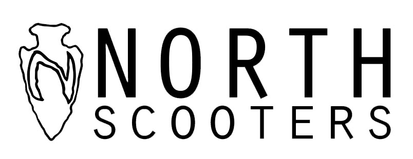 Levně North Scooters North - Logo Scooter Sticker - Samolepka