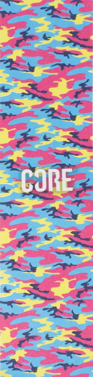 CORE - Neon Camo Pink - Griptape na freestyle koloběžky