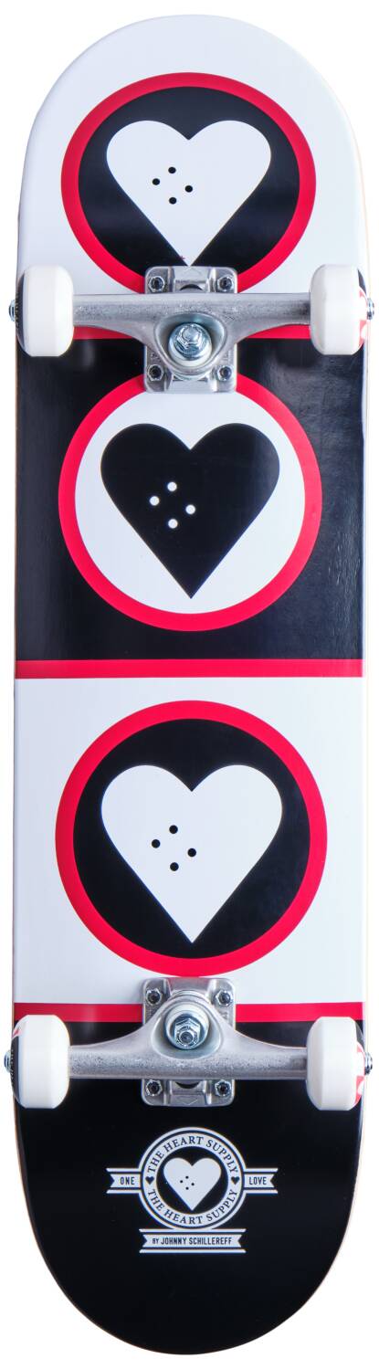 Heart Supply - Squad 8,25" Red/White/Black - skateboard