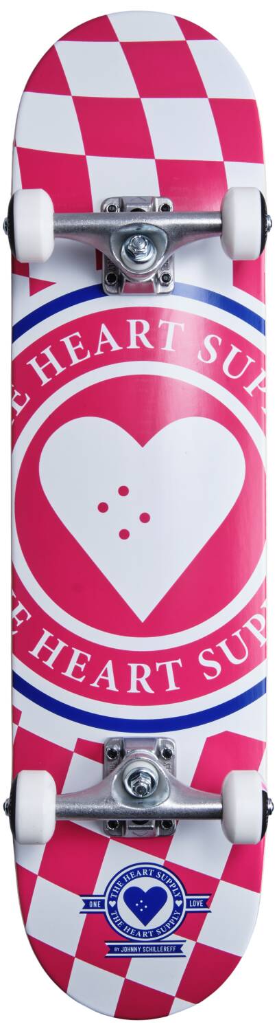 Heart Supply - Insignia 7,75" Pink/White - skateboard