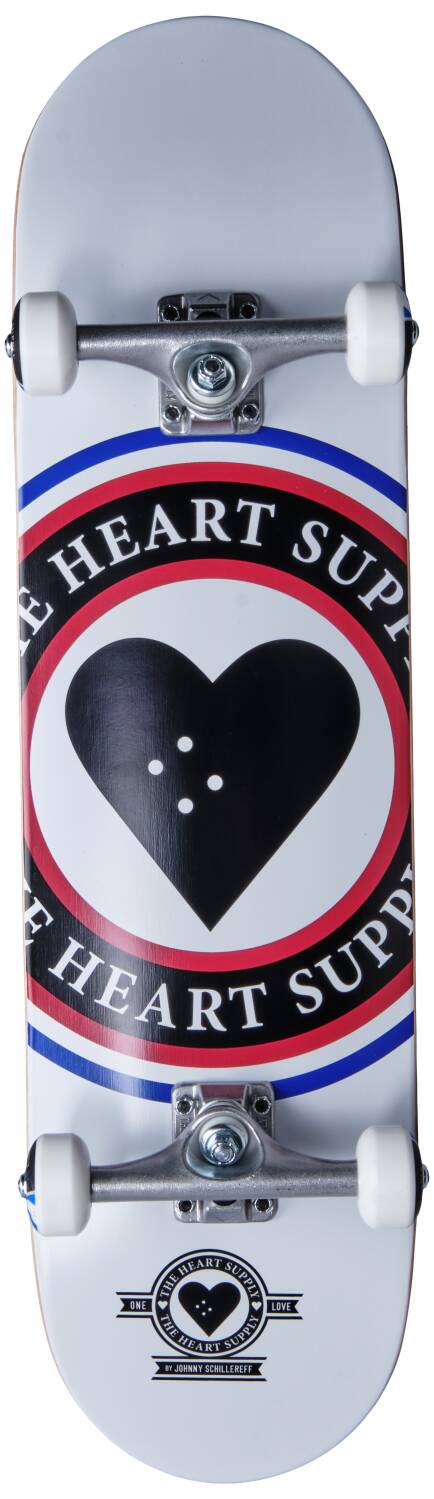 Heart Supply - Insignia 8,25" White - skateboard