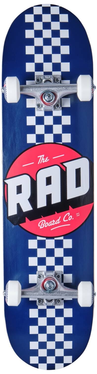 RAD Skateboards RAD - Logo Checker Stripe 7,75" Navy/Red - skateboard