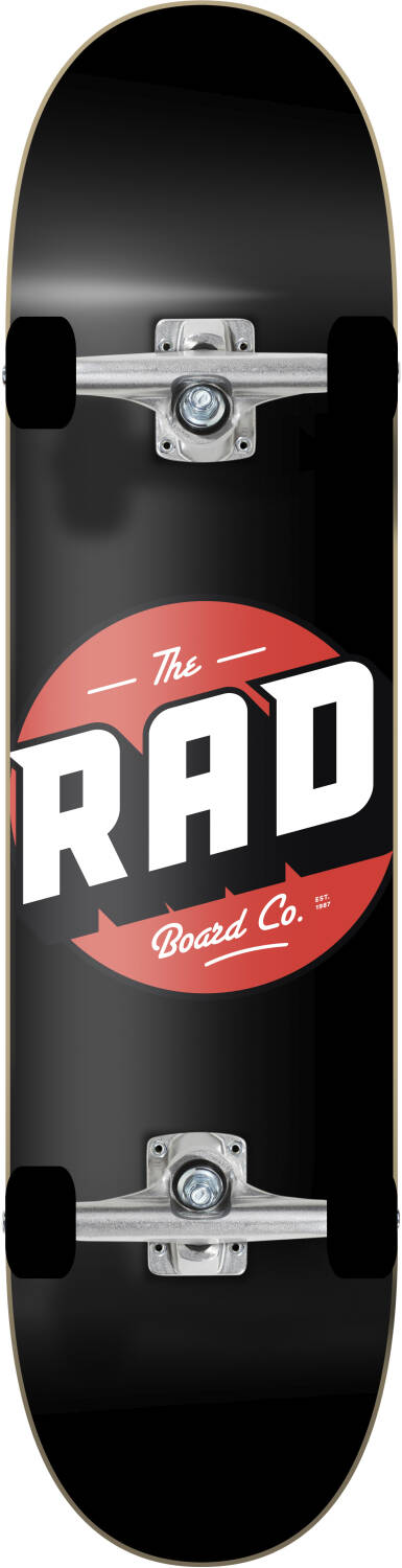 RAD Skateboards RAD - Logo Progressive 8" Black/Red - skateboard