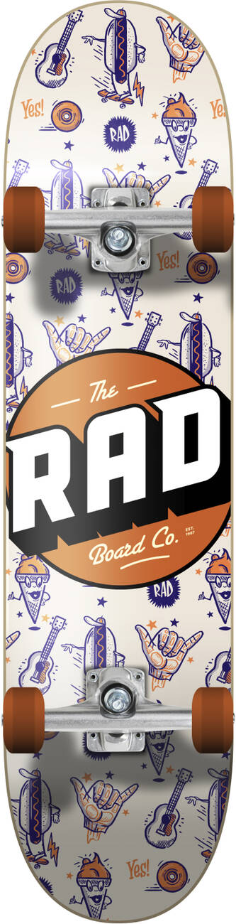 RAD Skateboards RAD - Logo Progressive 7.75" Wallpaper - skateboard
