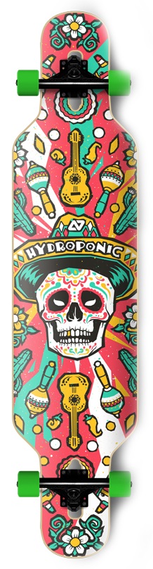 Levně Hydroponic - DT 3.0 Mexican 2.0 39.25" - longboard Délka: 39.25"