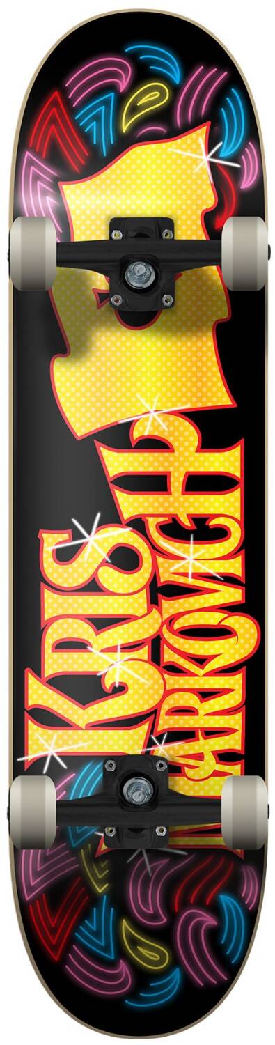 KFD - Kris Markovich 8" Black/Yellow/Multi - skateboard