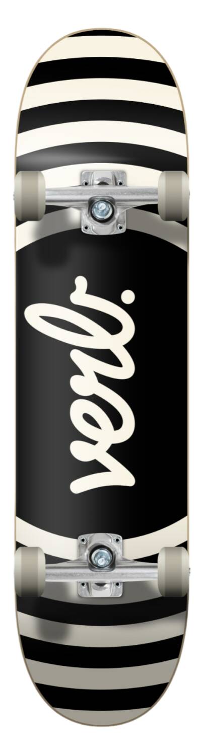Verb - Reverb 8" White/Black - skateboard