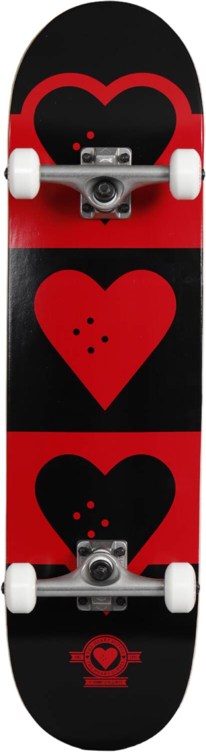 Heart Supply - Quadron Logo 8,25" Red - skateboard