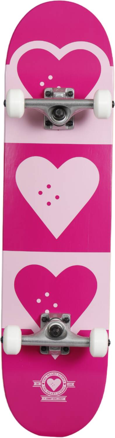 Heart Supply - Quadron Logo 7,75" Pink - skateboard