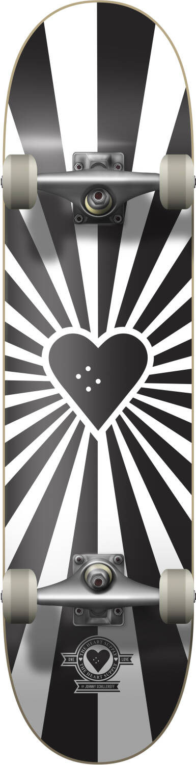 Heart Supply - Burst Logo 7,75" Black - skateboard