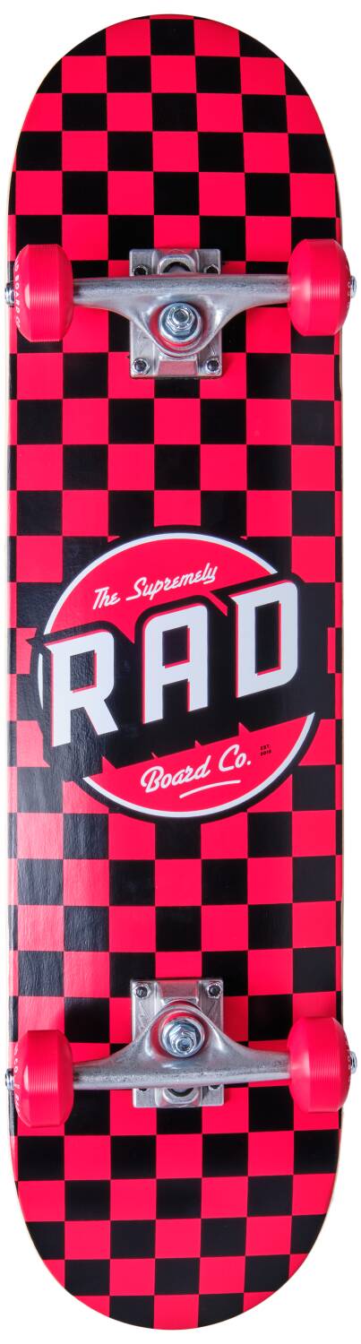 RAD Skateboards RAD - Checkers Complete 7.75" Red/Black - skateboard