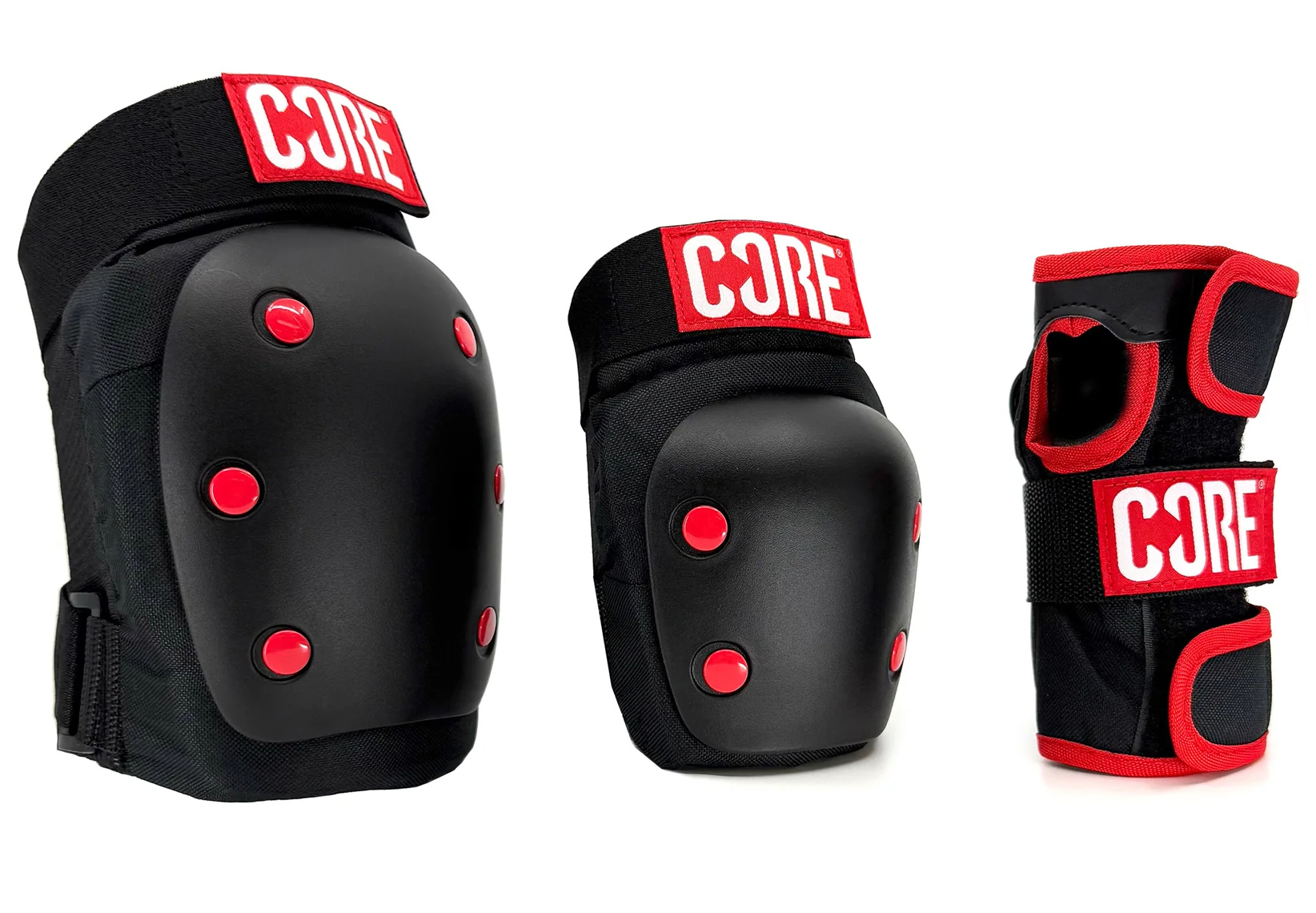 Levně CORE - Skate Pads 3-pack Black - dětská sada chráničů