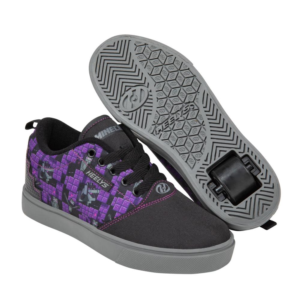 Heelys - Minecraft Pro 20 - Black/Purple - koloboty Velikost boty: 39