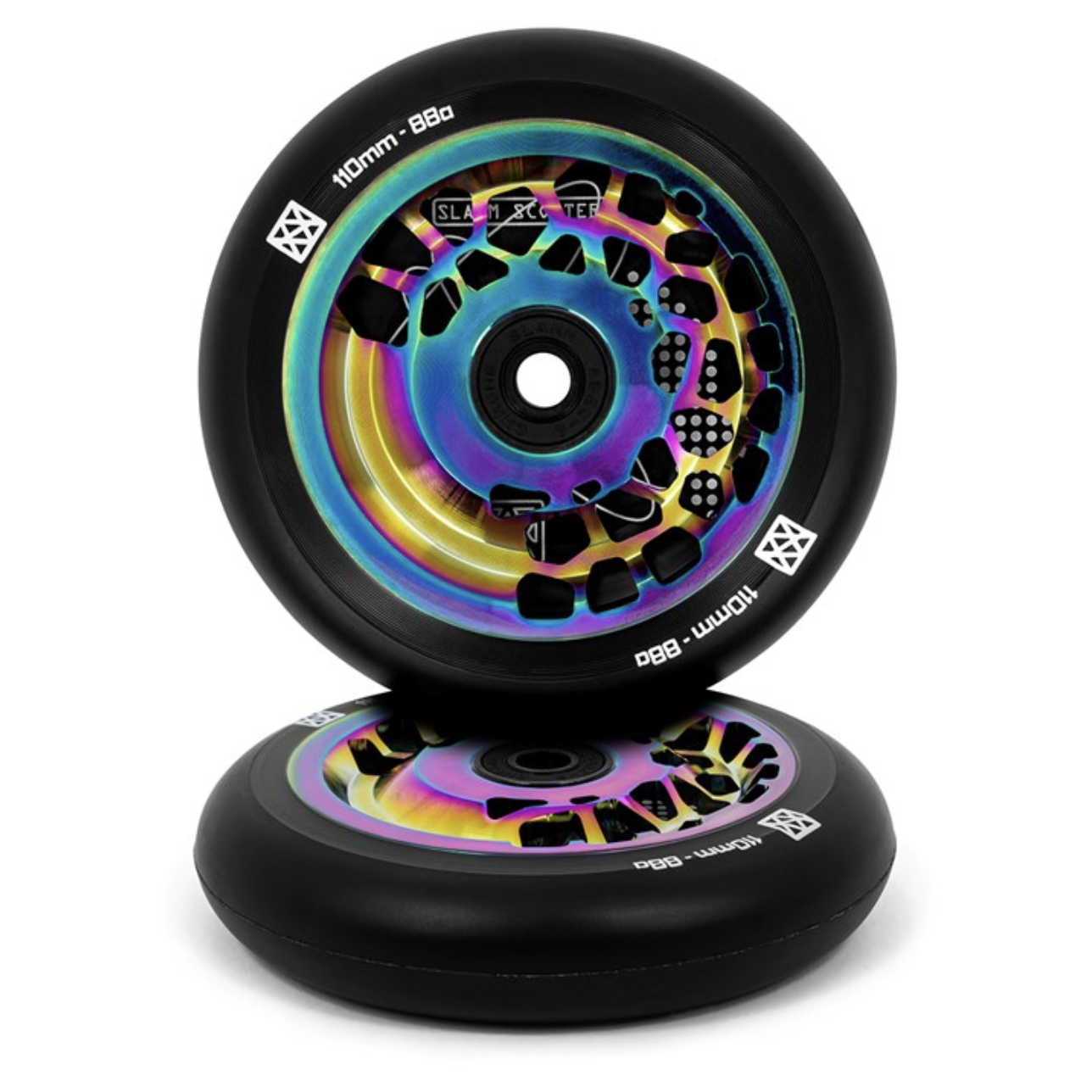 Levně Slamm - Split Core Wheels - 110 mm - Neochrome - kolečka 2ks