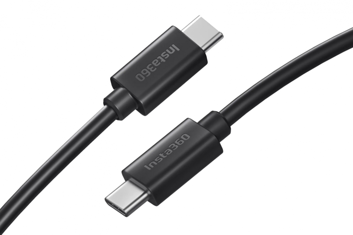 Levně Insta360 - USB-C/USB-C Černá - kabel