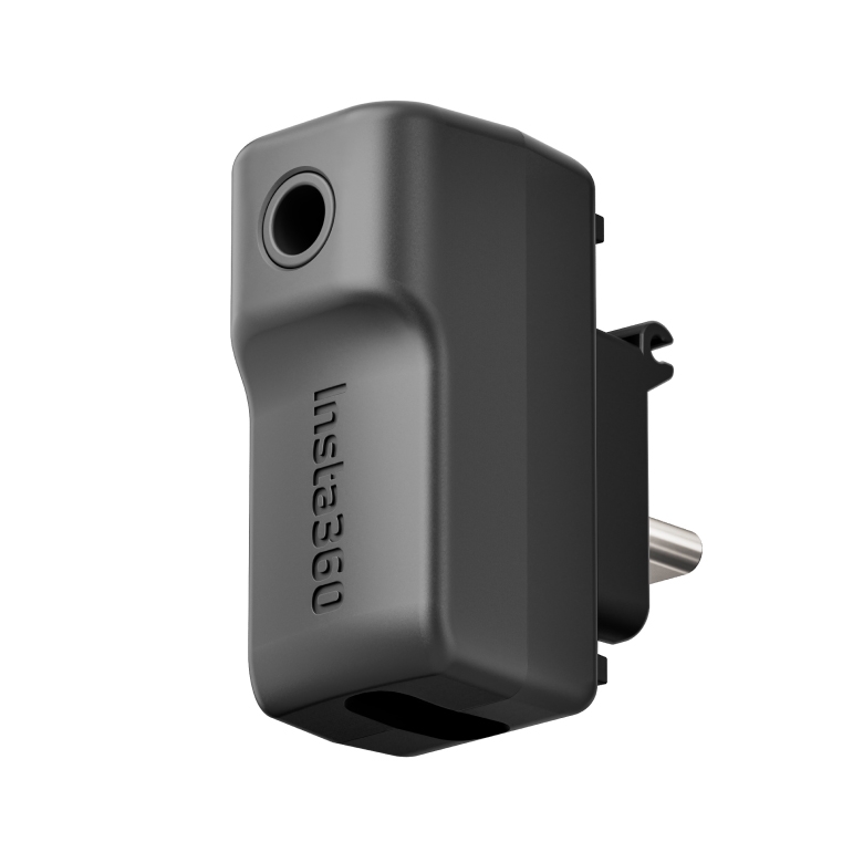 Levně Insta360 - X3 Černá - adaptér pro mikrofon