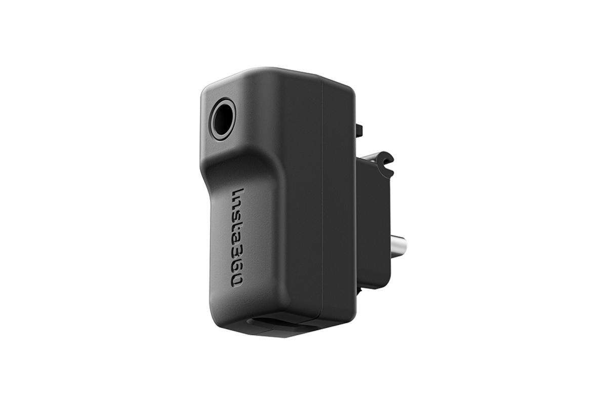 Levně Insta360 - X4 Černá - adaptér pro mikrofon