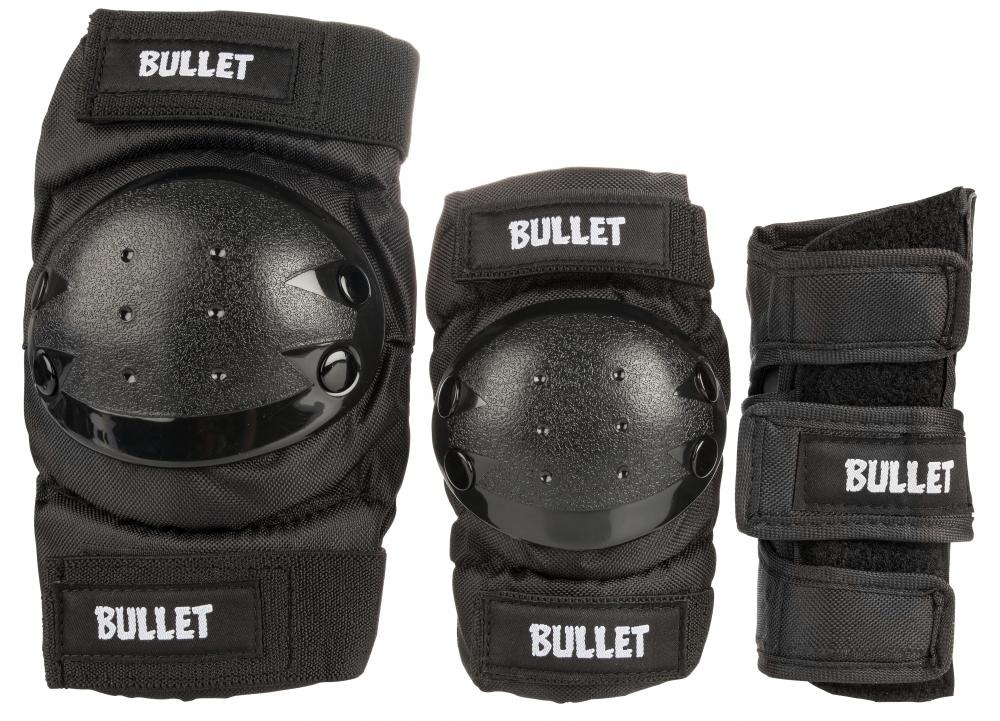Bullet - Triple Pad Set Black - Dětská sada chráničů