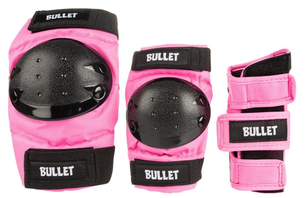 Bullet - Triple Pad Set Pink - Dětská sada chráničů