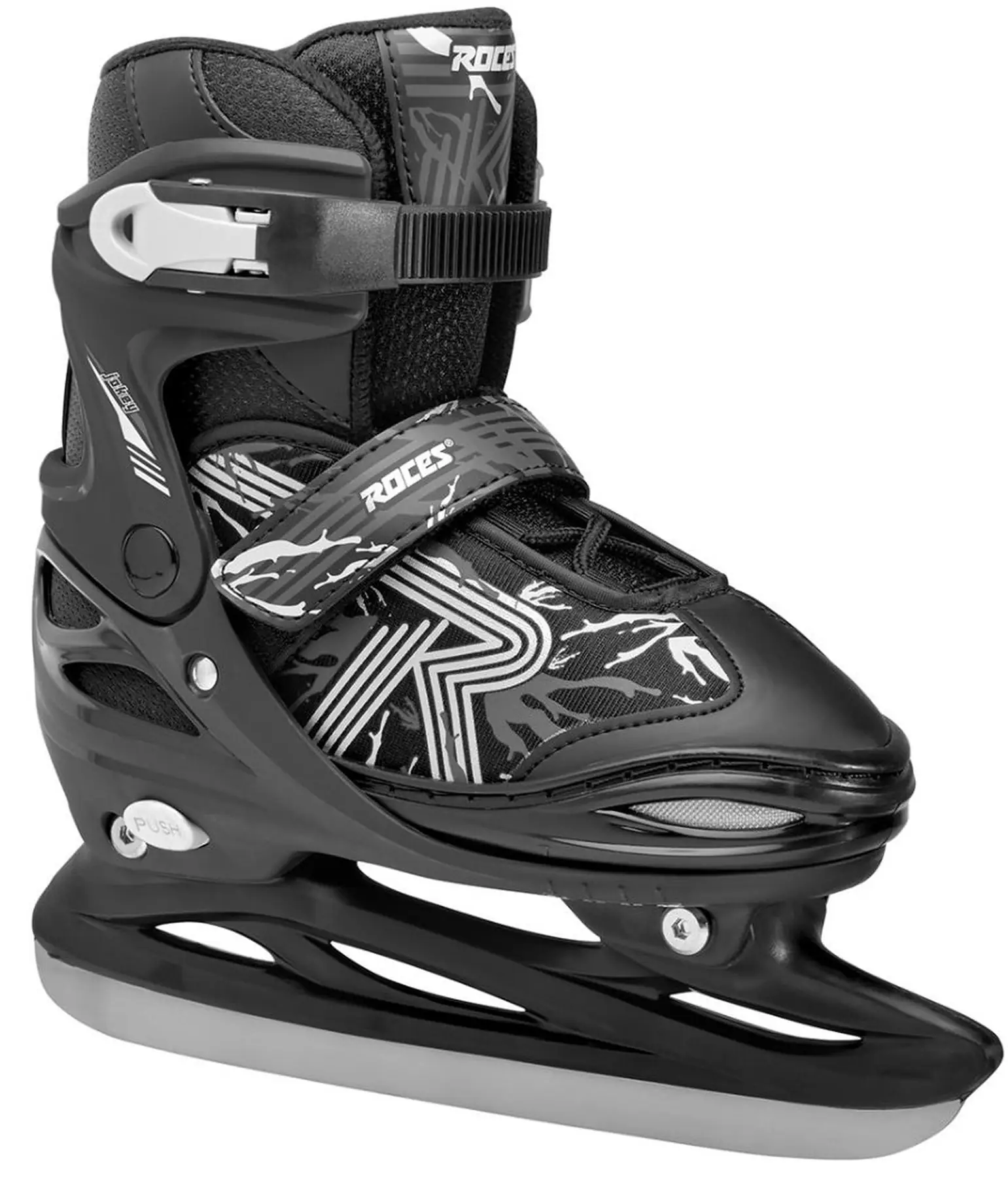 Levně Roces - Jokey 3.0 Black/White - roztahovací brusle