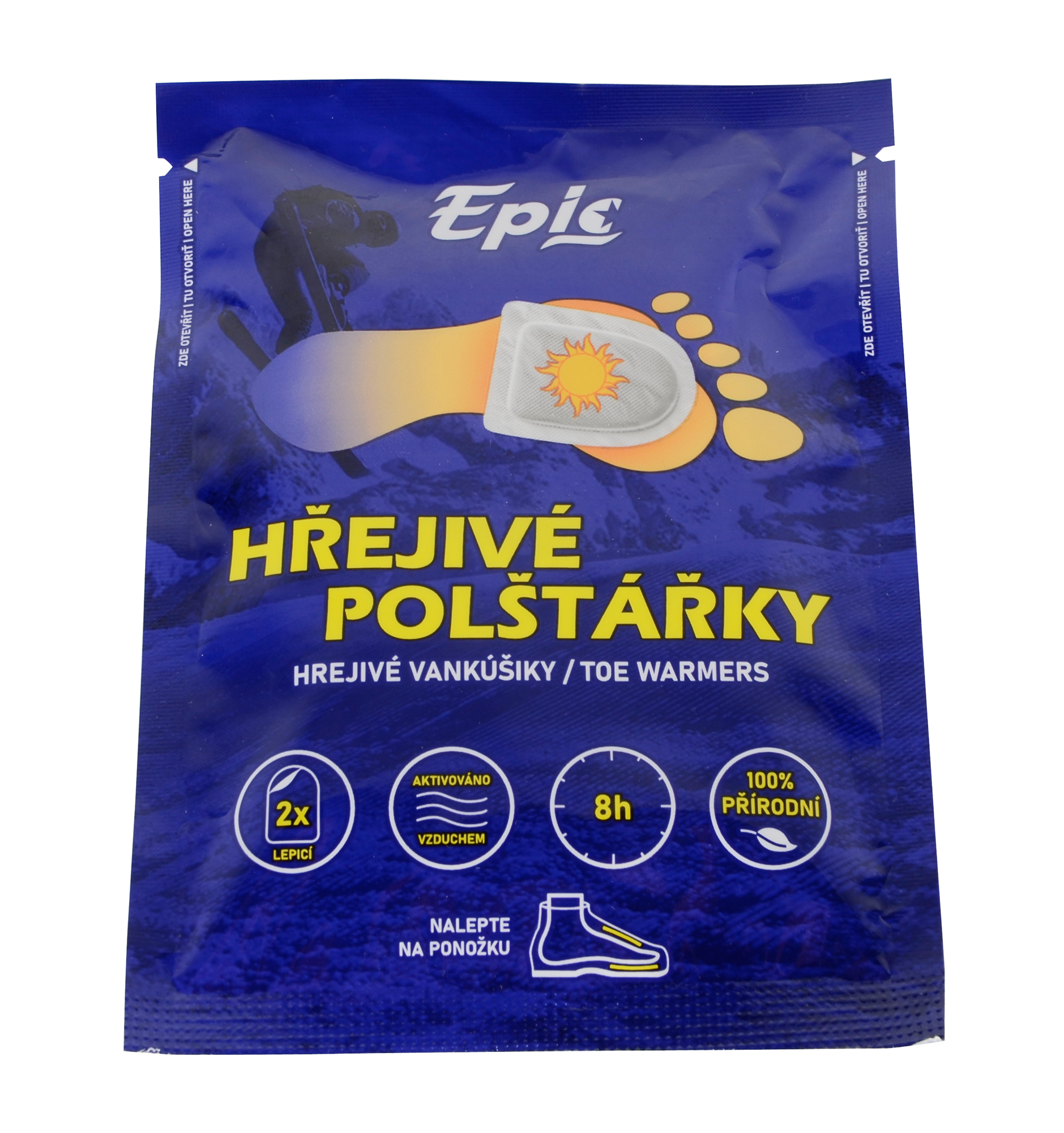 Epicstar - Hřejivé polštářky na nohy - lepicí (1sada)