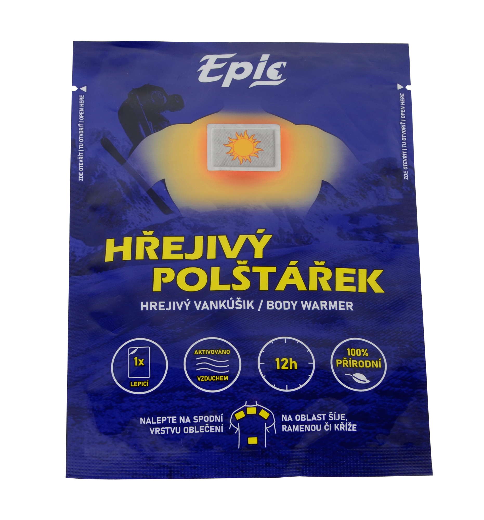 Epicstar - Hřejivý polštářek na oblečení - lepicí (1 kus)