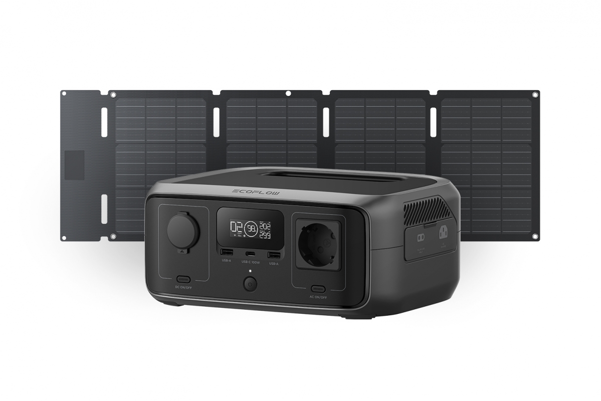 Levně EcoFlow - River 3 UPS + EcoFlow 45W solární panel (Typ-C)