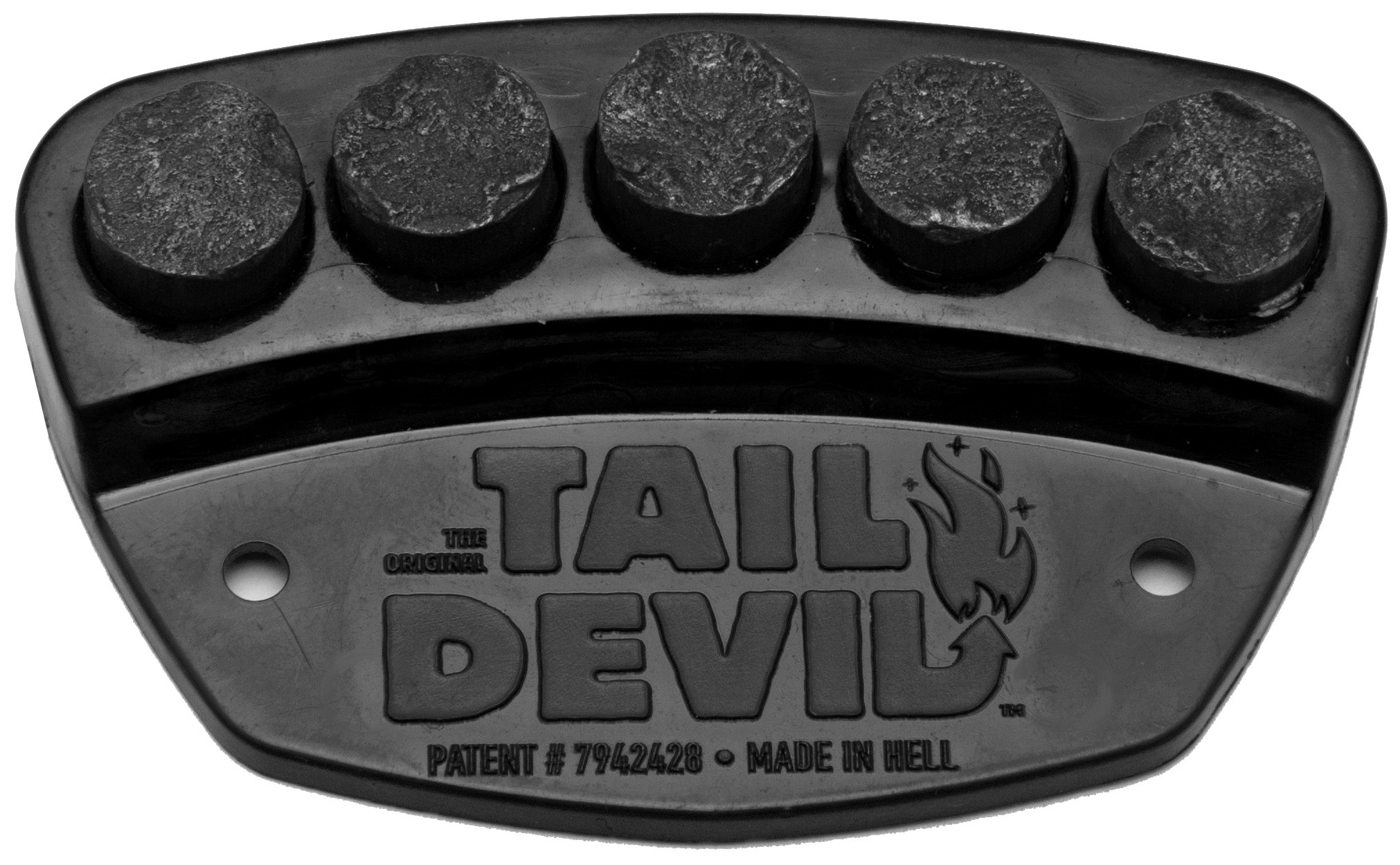 Levně Tail Devil - Spark Plate Black - Jiskřič na tail skateboardu