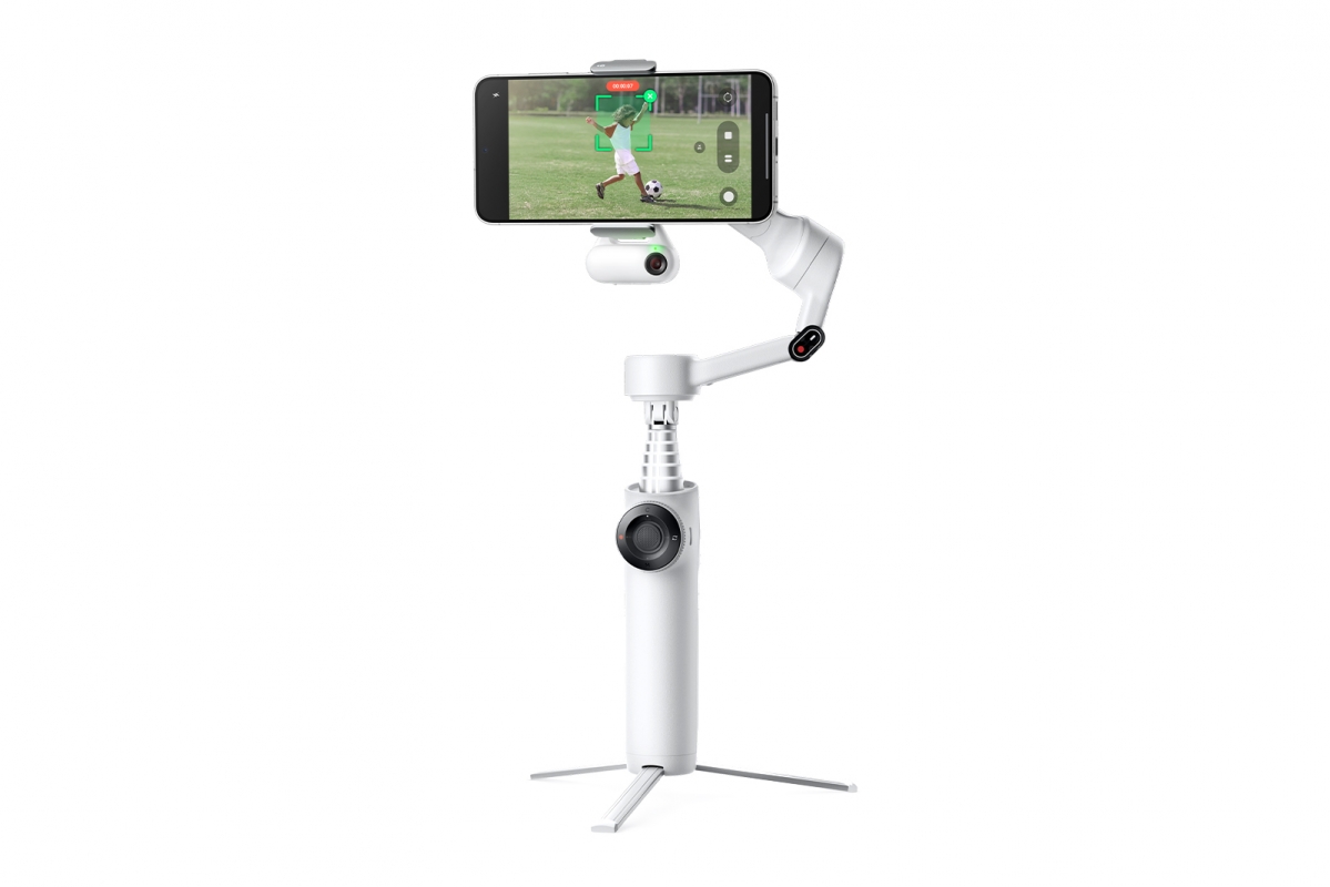 Insta360 Flow 2 AI Tracker Bundle (bílá) - Stabilizátor pro telefon