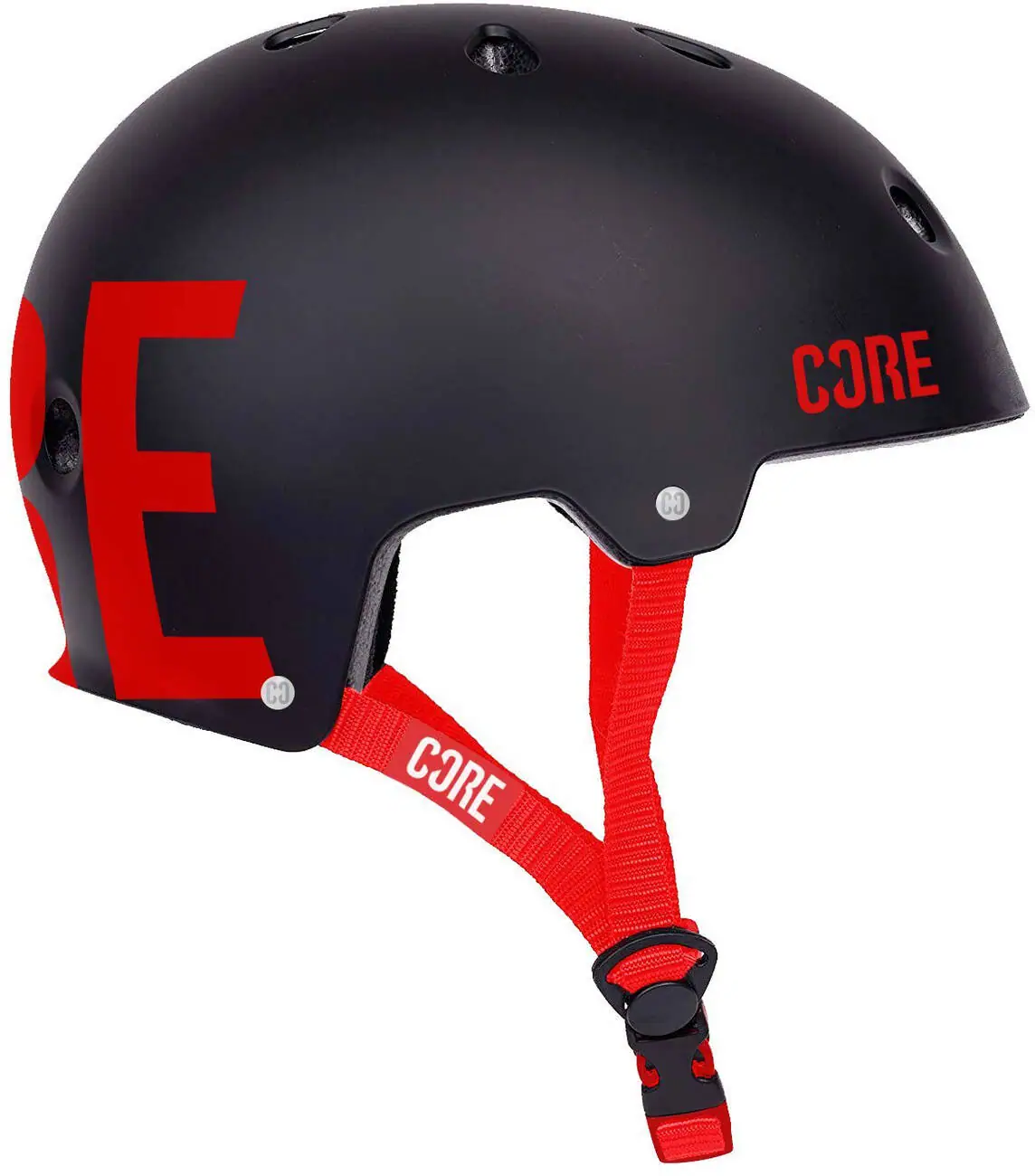 Levně CORE - Street Helmet - Black/Red - helma