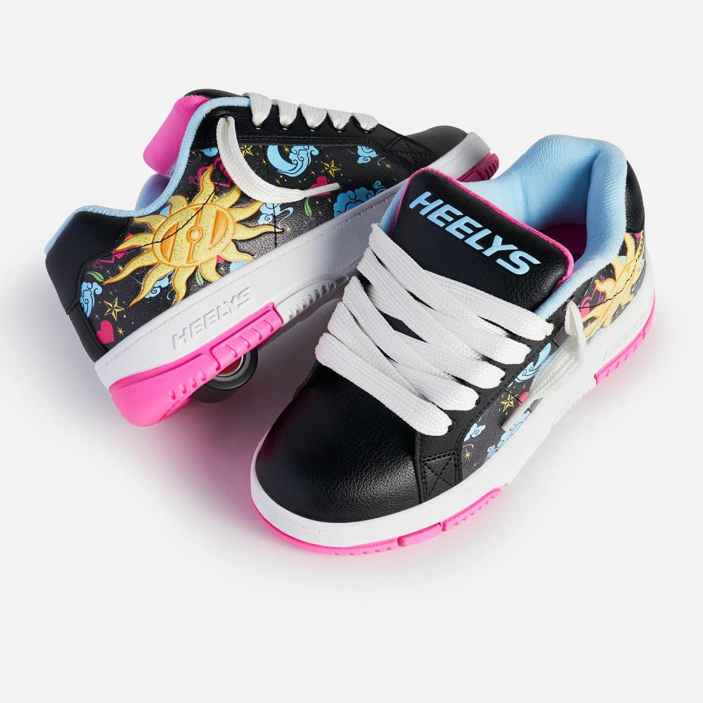 Levně Heelys - Kolect - Black/Blue/Neon Pink - koloboty