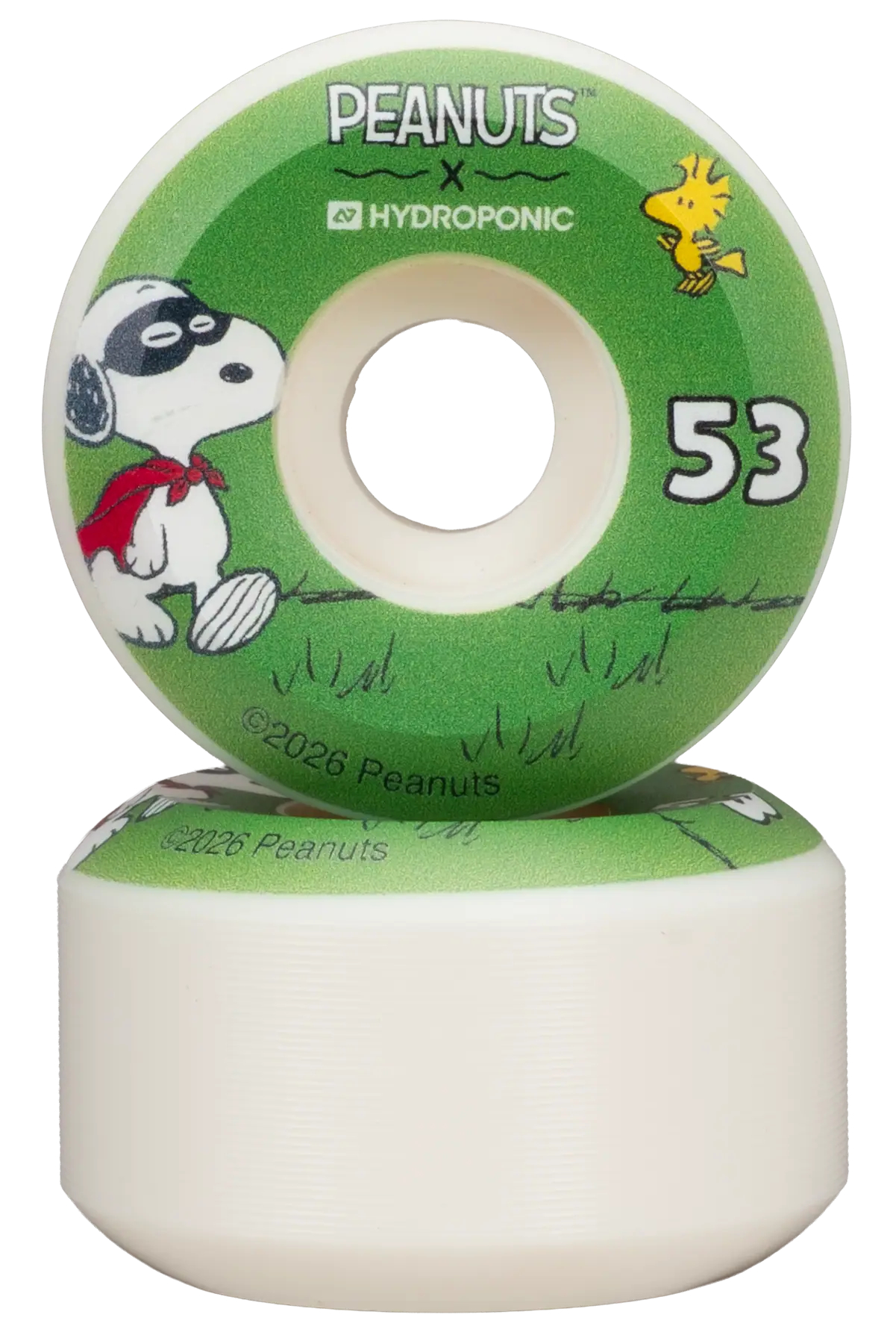 Hydroponic - Peanuts 53 mm - Snoopy Super - skateboardová kolečka