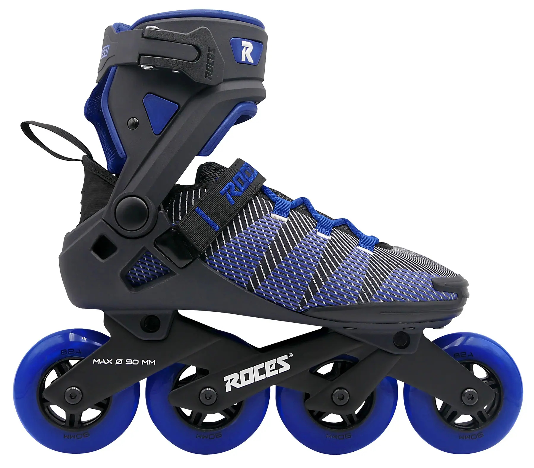 Levně Roces - R-EVO 90 Blue - kolečkové brusle