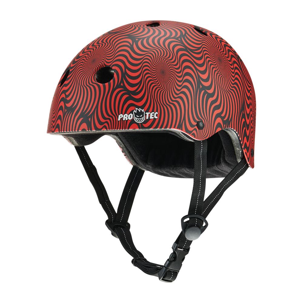 Levně Pro-Tec - Spitfire Low Pro - Red Swirl - helma