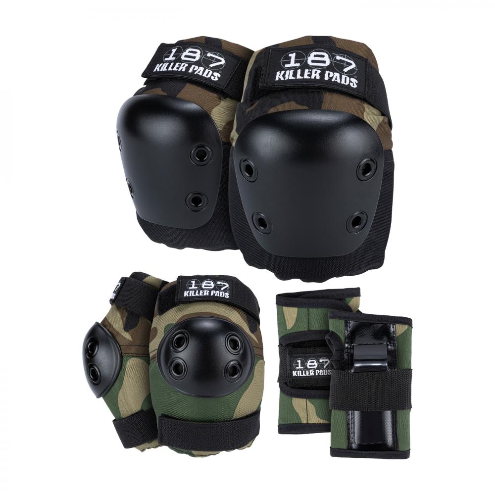 187 Killer Pads - Six Pack - Camo - Sada chráničů pro dospělé Velikost: XS